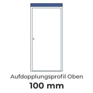 Aufdopplungsprofil Oben 100 mm