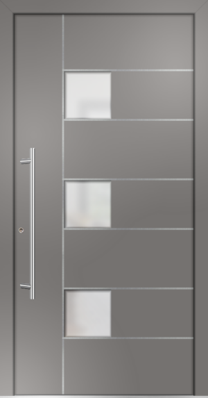 metaku Collection-F222_01_graualuminium 9007 FS_Aufsatzfüllung