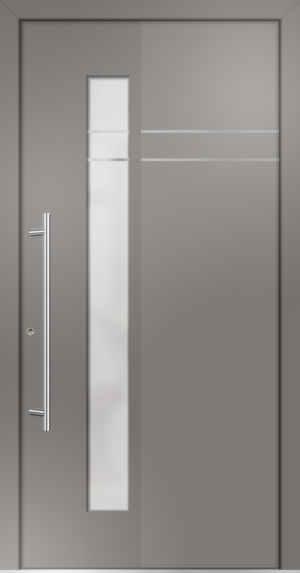 metaku Collection-F272_graualuminium 9007 FS_Aufsatzfüllung