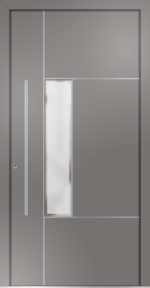 metaku Collection-F275_graualuminium 9007 FS_Aufsatzfüllung