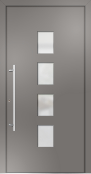 metaku Collection-f227_graualuminium 9007 FS_Aufsatzfüllung