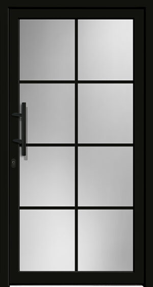 Typ 6073-03 Rodenberg Porta Plus Ganzglas-Haustürfüllung